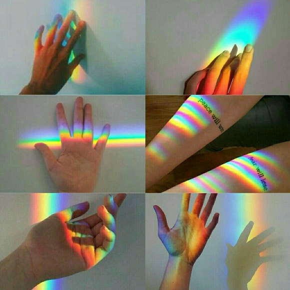 Crystal Angel Rainbow Maker Suncatcher Festive Flow Pretty Teap Pink & Purple - Picture 5 of 8